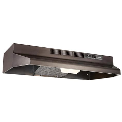 broan convertible under cabinet range hood black stainless steel|broan 30 hood black stainless.